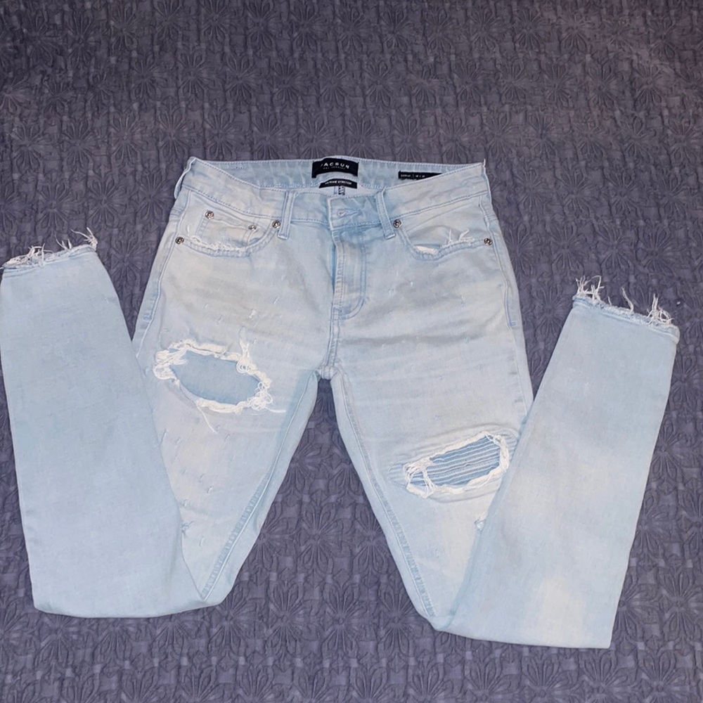 30x30 Pacsun active stretch skinny distressed jeans